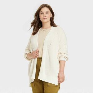 Universal Thread Women's Off-White Cardigan